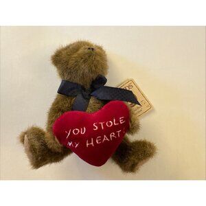 Boyds Bear Head Bean Collection Think' of Ya' Series "Leslie"  PD1